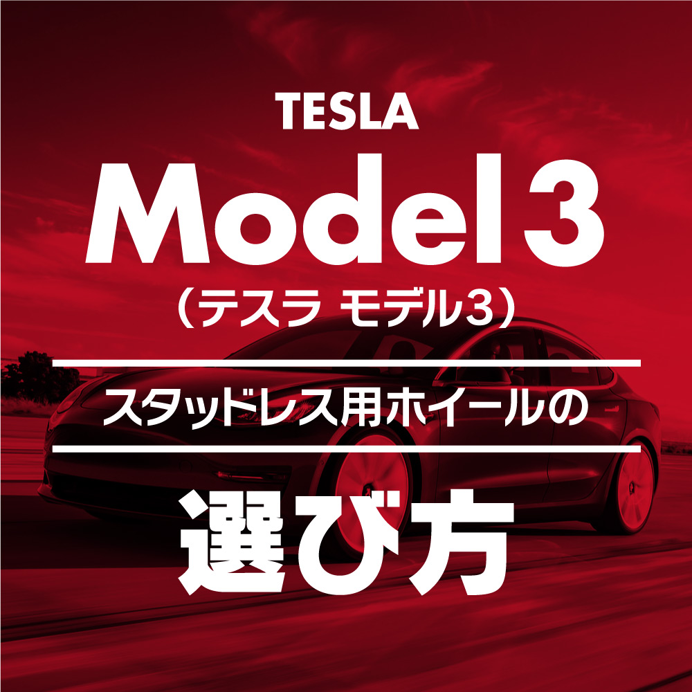 テスラ モデル3 18インチホイール スタッドレスタイヤ TPMS付